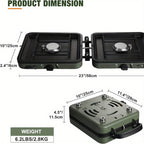16000 BTU Propane 2-Burner Foldable Camping Stove_5