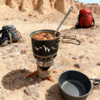Backpacking Stove Cooking System with bowl_2