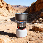 Backpacking Stove Cooking System with bowl_3