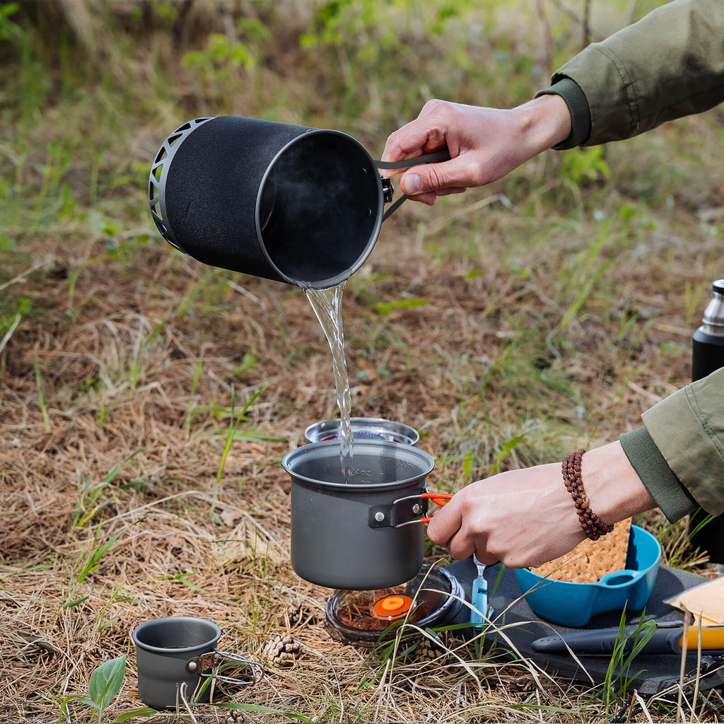 Backpacking Stove Cooking System with bowl_4