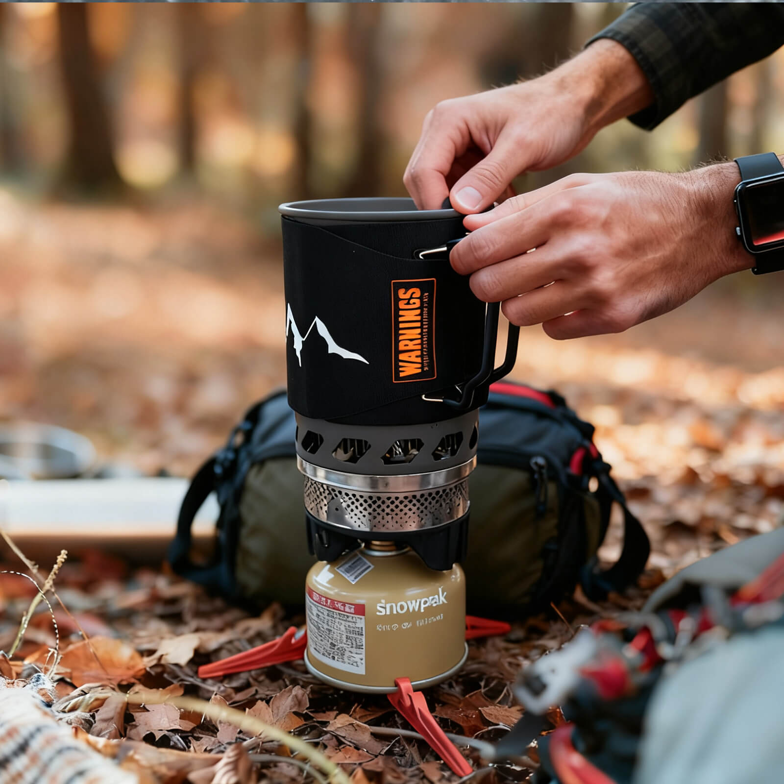 Camping Pot with Backpacking Stove_10