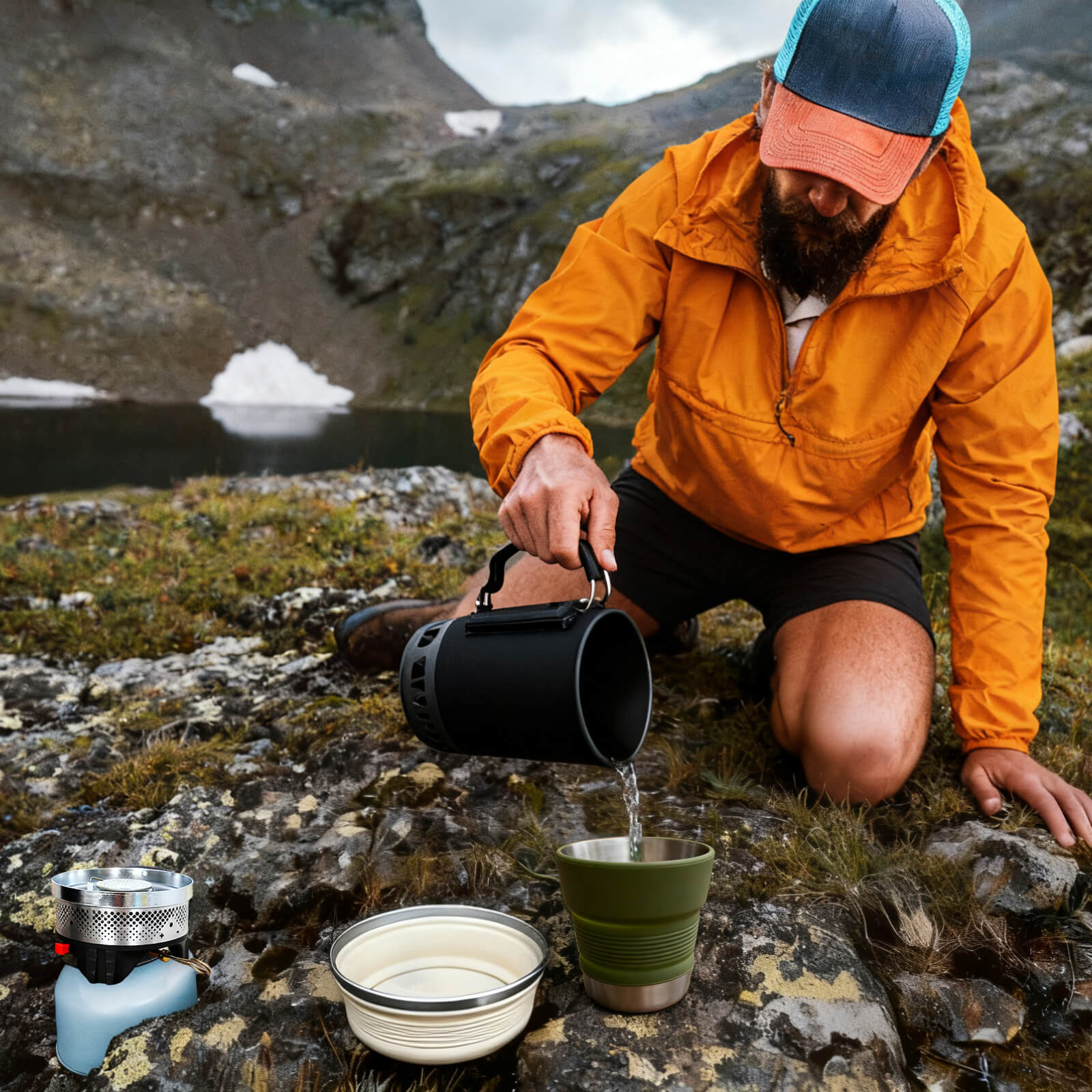 Camping Pot with Backpacking Stove_12