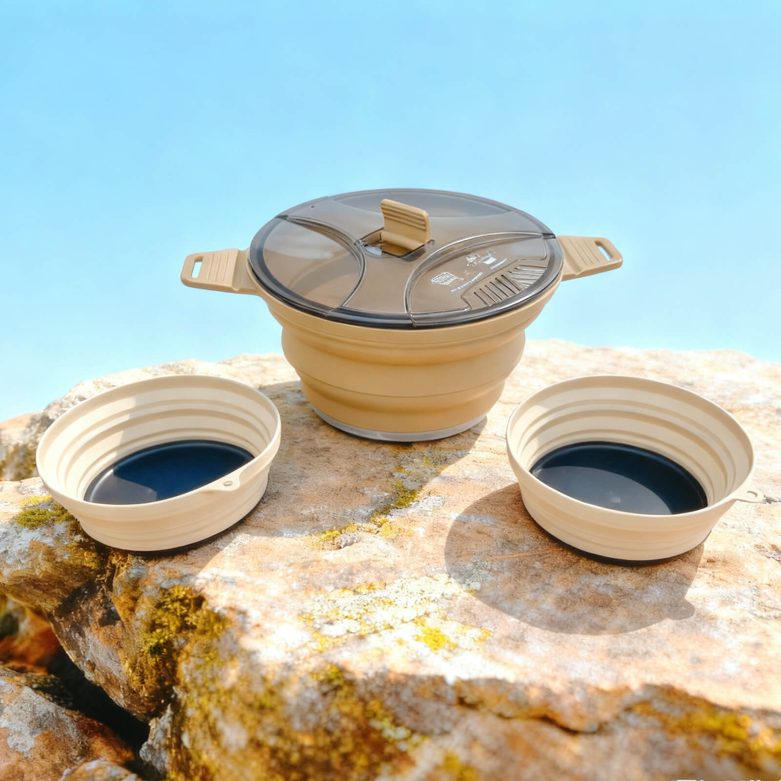 85 oz Collapsible Camping Pot with Lid