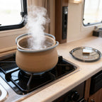 Collapsible Camping Kettle Set with Cup and Bowl – 1000ml Portable Cookware