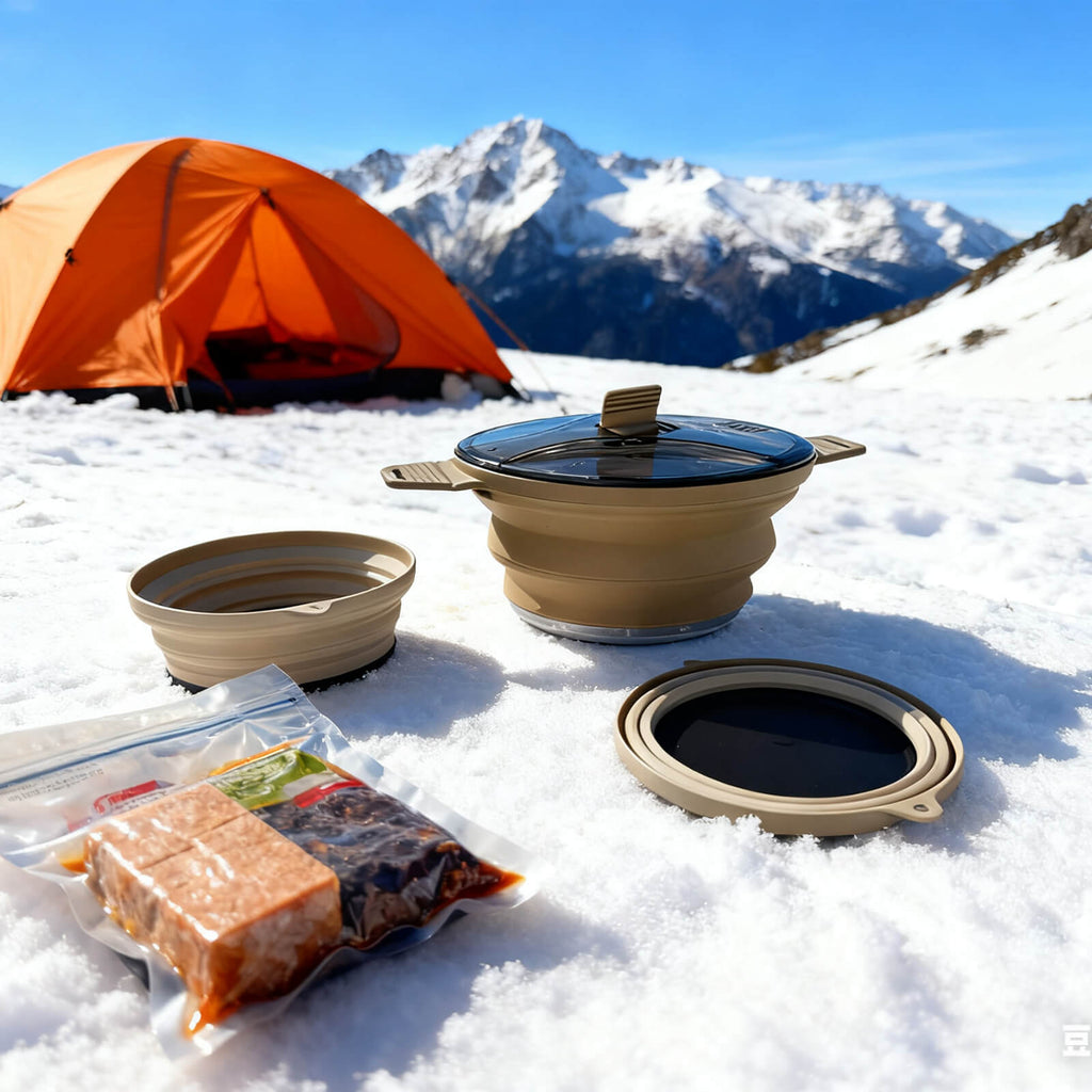 85 oz Collapsible Camping Pot with Lid